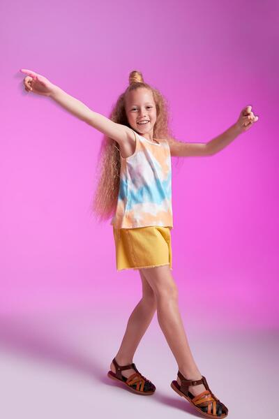 DeFacto Girl's Mom Fit Cotton Shorts Y6006a622sm