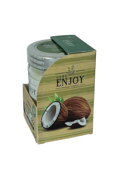 Enjoy Pure Coconut Oil Cold Pressed Glass Jar 300 Gr