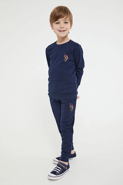 U.S. Polo Assn. Σετ φόρμας σκούρο μπλε για αγόρια