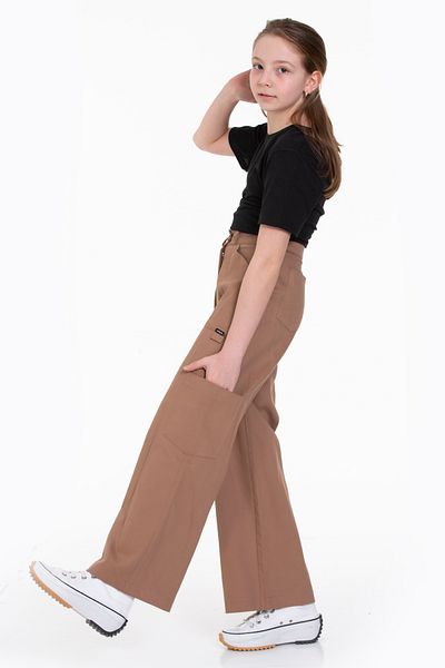 LAPINKOD Girl's Pipe Leg Trousers