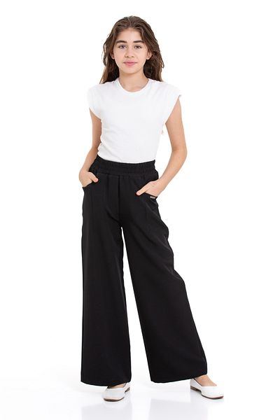 LAPINKOD Girl - Elastic Waist Trousers