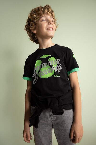 DeFacto Boy's Xbox Crew Neck Short Sleeve T-Shirt A0251a823sm