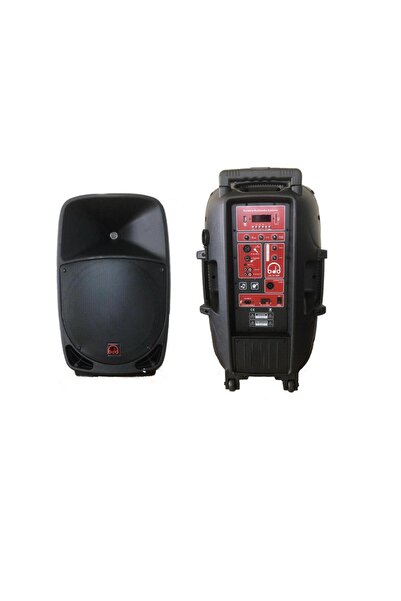 ODO Ca-15 Vhf El-yaka Telsizli 15inç 1500 Watt Taşınabilir Hoparlör