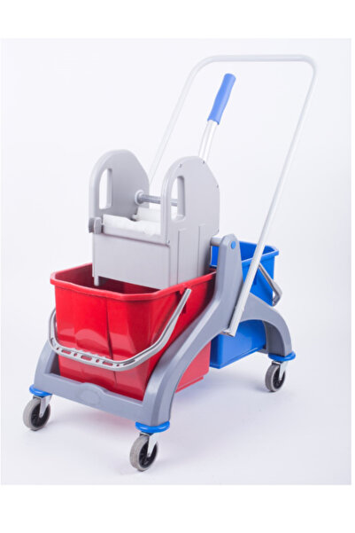 Ermop Prskv-01 Çift Bölmeli Presli Kova Gri 18 L