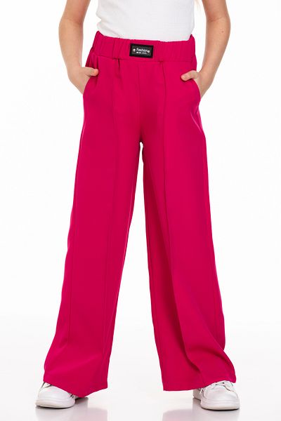 LAPINKOD Girl's Pants with Pipe Leg and Elastic Waist