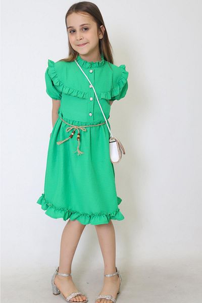 Fox Life Kids Rochie de vară pentru fete cu geantă