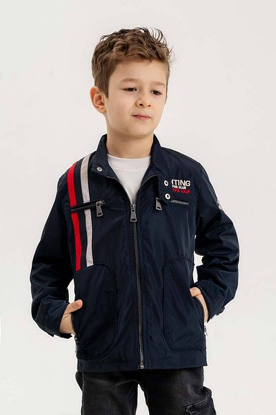 Gold Class Kidswear Водоустойчиво яке за момче с двоен джоб и цип