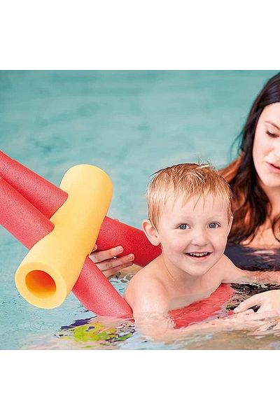 rf reel foam Locked Sea Pasta Swimming Learning Helper for Kids - Red