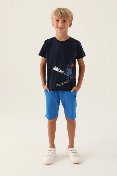U.S. Polo Assn. Set de pijamale Bermude bleumarin pentru băiat1750