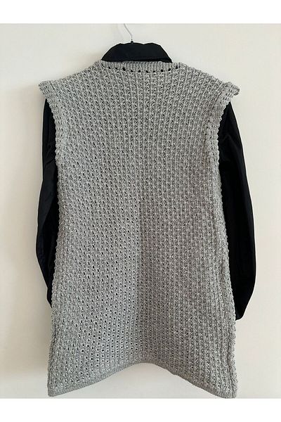 Çeyizcim Gray Knitwear Knit Vest