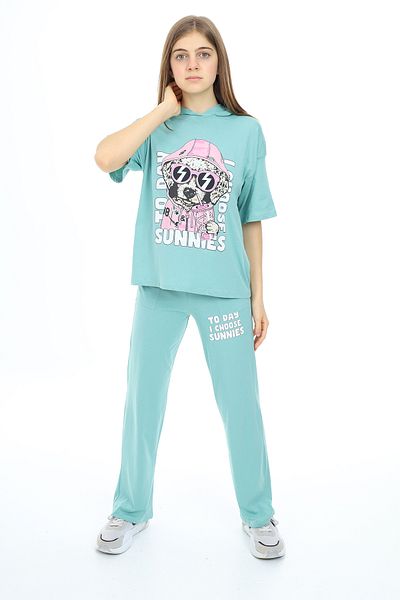 ANGELOS GIRLS Girl's Hooded Summer Set 9-14 Years Lx301