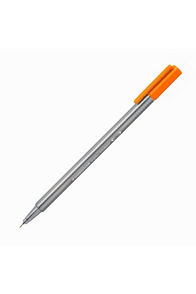 Staedtler 334-4 Triplus Orange Triangle Fineliner Pen