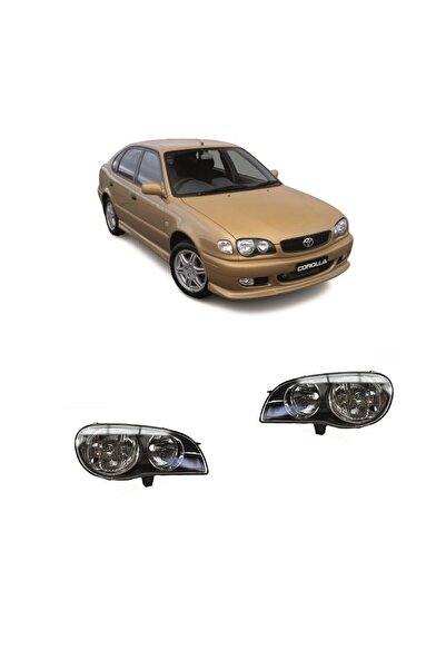 NS Nilser Auto Parts Toyota Corolla AE111 Far Lambası Sağ-Sol  MOTORLU 2001-2002