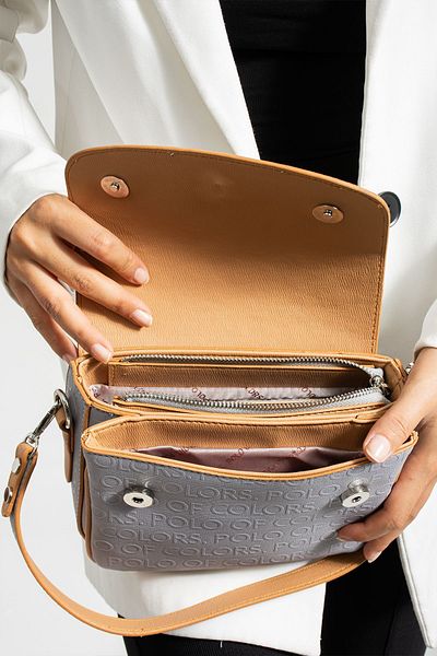 Çanta Trend POLO OF COLORS 2 GEANTĂ CROSSBODY CU CAPAC