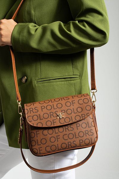 Çanta Trend Чанта POLO OF COLORS с 2 презрамки и капак