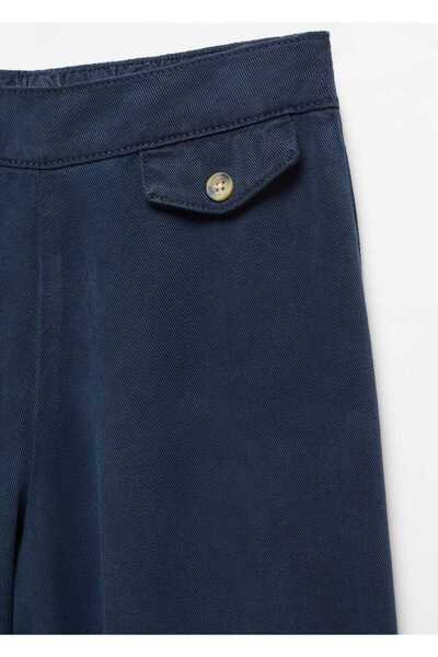 MANGO Kids Düğmeli Culotte Pantolon