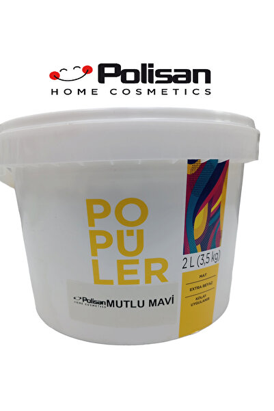 Polisan Popüler Ekonomik Fiyatlı İç Cephe Duvar ve Tavan Boyası 3.5 Kg Mutlu ...