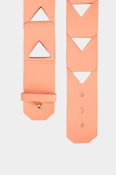 Perspective Coral Color Belt