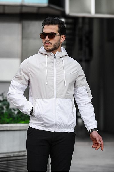 PRİFALDİ Ανδρικό εποχιακό μπουφάν Prifaldi Slim Fit, αδιάβροχο και αντιανεμικό