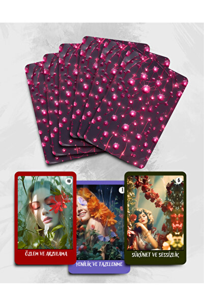 Tarot Serüveni Emma'nın Günlüğü Destekleyici Tarot Destesi