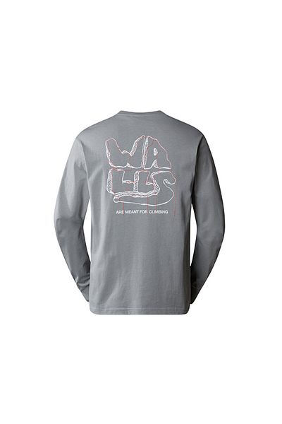 THE NORTH FACE M Outdoor Graphic L/S Men's Outdoor Sweatshirts NF0A880WH5F1 Gray