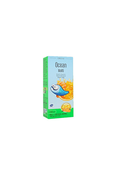 Orzax Ocean Multi 150 ml Bal ve portakal aromalı Balık Yağı