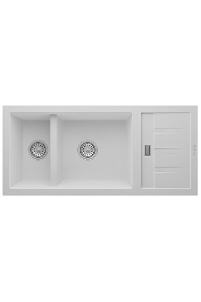 RealStone GRANİT EVİYE P024 ARTEMİS 100 BEYAZ (100 X 46)