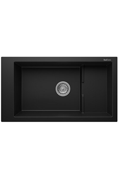 RealStone GRANİT EVİYE P023 KNİDOS SİYAH (82,5 X 46)