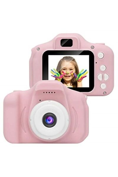 Torima CMR-7 Pembe Renk Mini 1080p Hd Çocuk Kamera Dijital Fotoğraf Makinesi 2.0 Inç Ekran