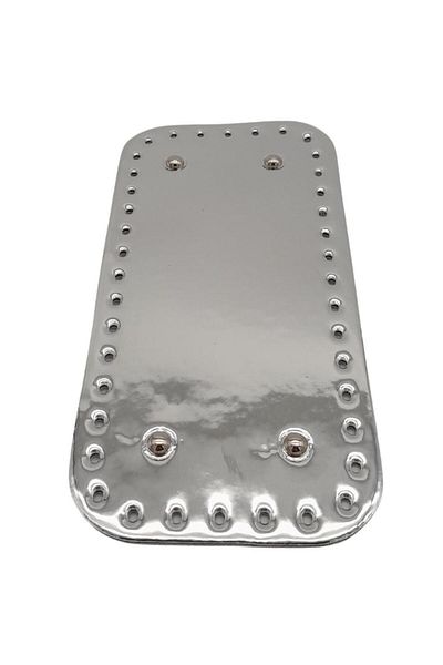 angel çanta aksesuar Αξεσουάρ Angel Bag Γυαλιστερό λουστρίνι 25x12 cm Ορθογώνια Τσάντα Βάση Γκρι Χρώμα Ασημί μεταλλικό