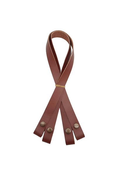 angel çanta aksesuar Bag Accessory Leather Snap Bag Handle Red Brown Color Antique Metal