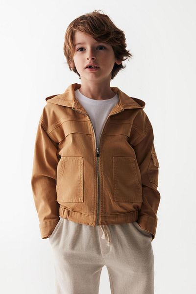 nk kids Μπουφάν για αγόρι με κουκούλα 46701