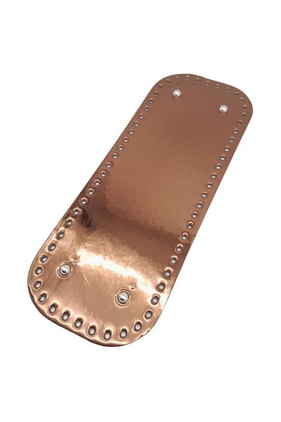angel çanta aksesuar Angel Bag Accessory Shiny Patent Leather 32x12 cm Rectangular Bag Base Copper Color Silver Metal