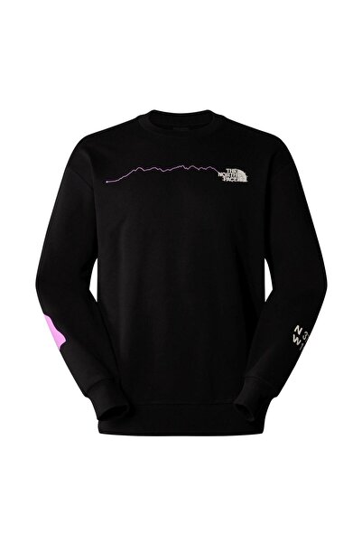 THE NORTH FACE U NSE GRAPHIC CREW Men's Sweat Shirt NF0A87F4JK31 Black-M