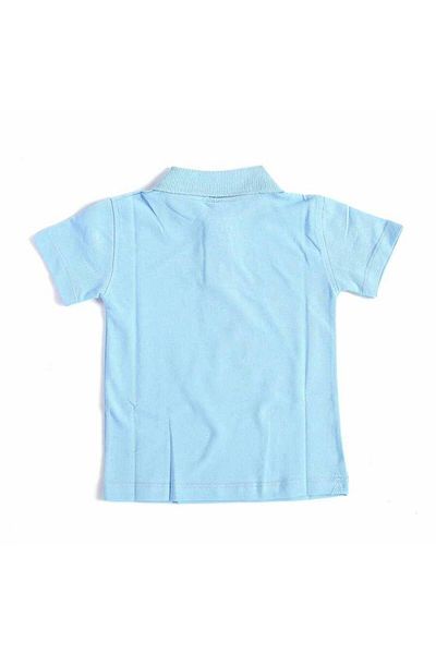 Alme Tricou albastru cu maneca scurta 6-16 ani Scoala pentru copii Lakos Tricou 80238