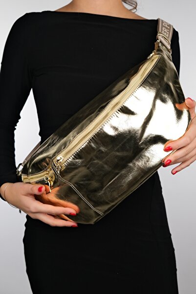 LuviShoes Geantă mare pentru femei VENTA Gold