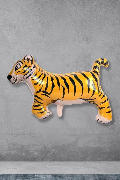 PEKSHOP بالون فويل النمر كبير - مفهوم عيد ميلاد الحيوانات البرية في سفاري