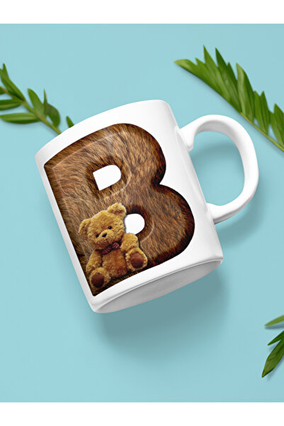 IŞILAY REKLAM كوب على شكل حرف B مع دب