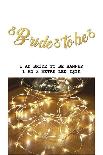 Happy Toys BRIDE TO BE BANNER WRITING LED LIGHT