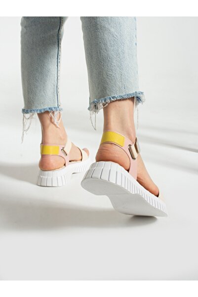 Alemdar Shoes DEJA Cream Massage Sole Women's Sandals