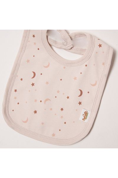 Bebetto ORGANIC INTERLOK APRON PRINTED (ORGANIC LAZZY SHEEP) C 1051