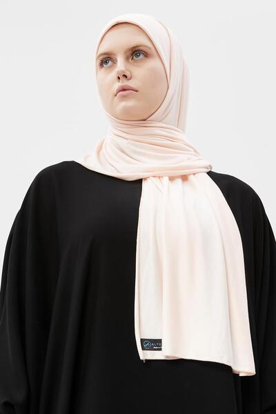 Altobeh Hijab Combed Shawl Plain Powder