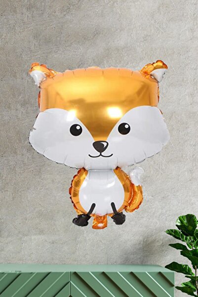 PEKSHOP بالونات أعياد الميلاد على شكل ثعلب من رقائق الفويل