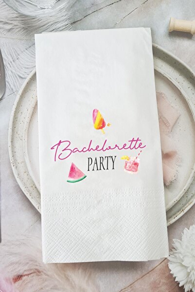 PEKSHOP Bachelorette Party Talking Napkin Presentation Napkin