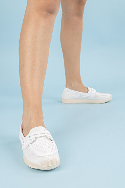 Getcho Жіночі білі мокасини Capetillo