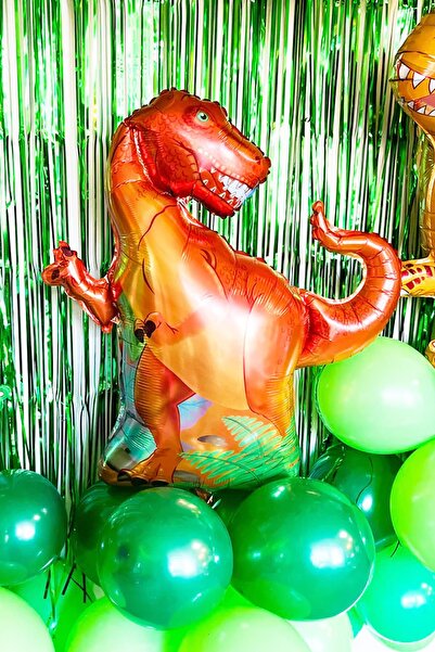 PEKSHOP Kızgın T-Rex Dinozor Folyo Balon Dinazor Balon 90cm