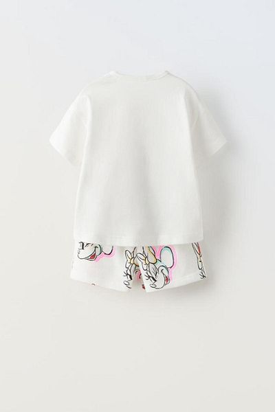 Monila New Season Girl's Printed Shorts T-shirt Set