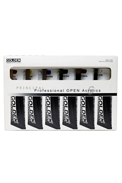 Golden Open Acrylic 59 Ml 6Lı Set 6931-0