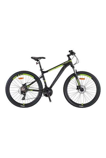 Kron XC 100 - 27.5" MTB Lady - 19' - 21 Vites - H.DISC - Mat Siyah-Gri/Neon Sarı