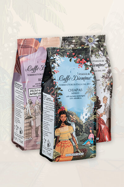 Deli2me Diemme Kahve Chiapas Single Origin - Emma & Romeo Blend - Ground Coff...